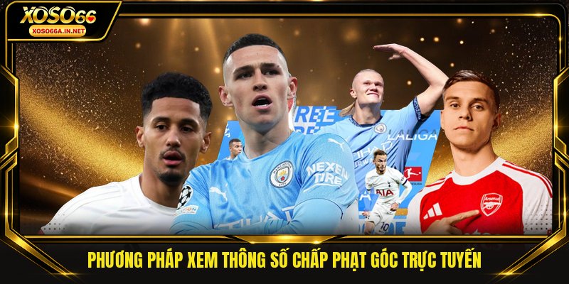 Phương pháp xem thông số chấp phạt góc trực tuyến