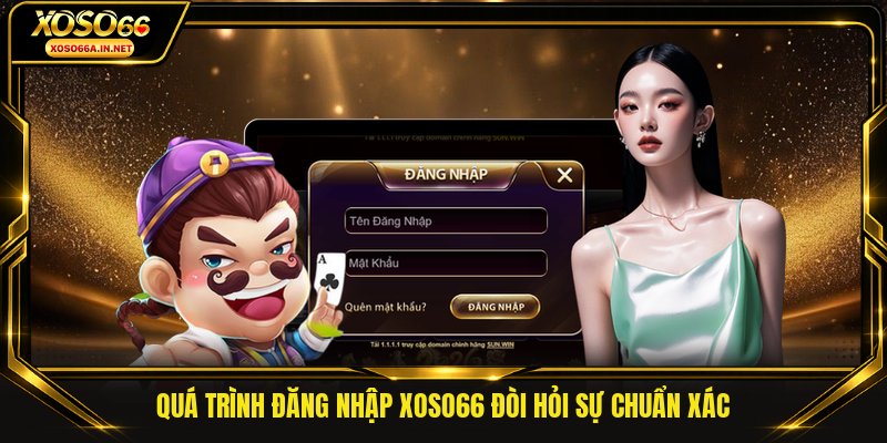 Quá trình đăng nhập XOSO66 đòi hỏi sự chuẩn xác